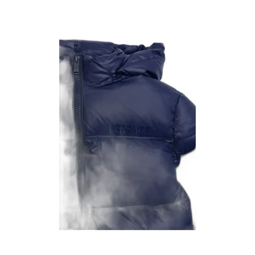 Versace Kids Logo-Embroidered Zipped Padded Jacket