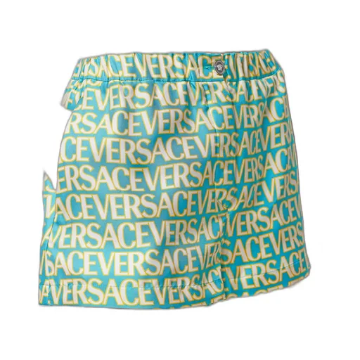 Versace Allover Logo-Printed Shorts