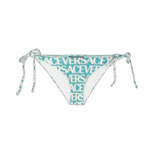 Versace Allover Logo-Printed Swimsuit Bottoms