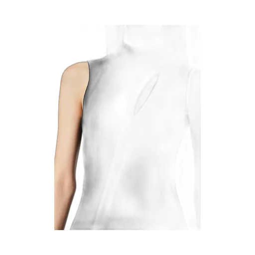 Versace Asymmetrical Hem Sleeveless Knitted Top