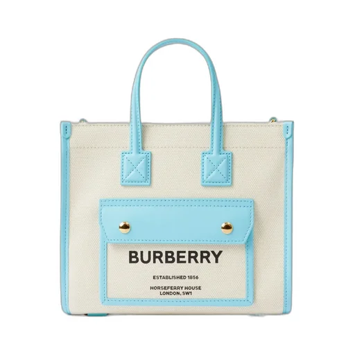 Mini Freya Horseferry-Print Tote