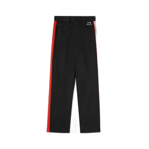 X Haas F1 Racing Stripe-Detail Straight-Leg Trousers