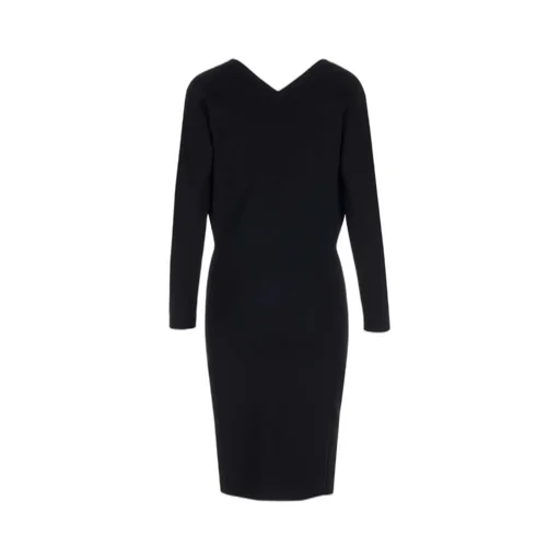 Stella Mccartney Long-Sleeved V-Neck Knitted Dress