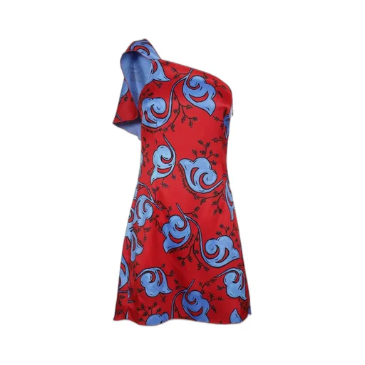 Floral-Print Mini Dress