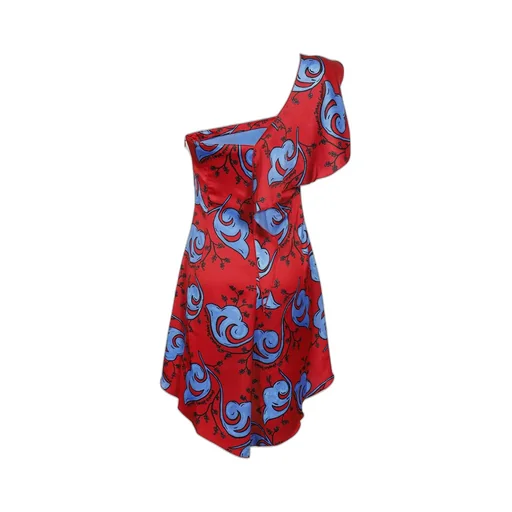 Floral-Print Mini Dress