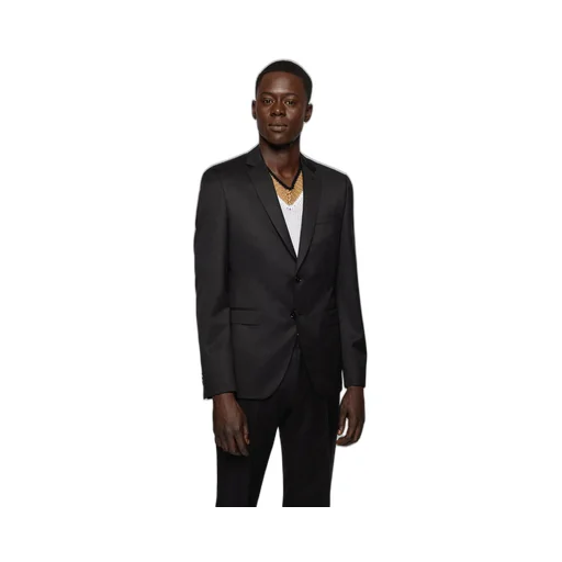 Virgin-Wool Single-Breasted Blazer