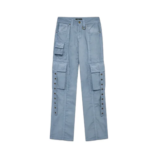 Low-Rise Cargo Jeans