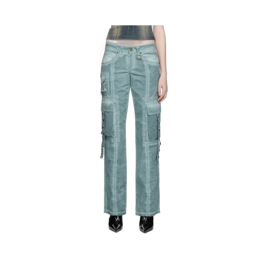 Low-Rise Cargo Jeans