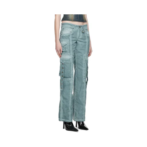 Low-Rise Cargo Jeans