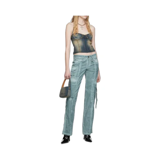 Low-Rise Cargo Jeans