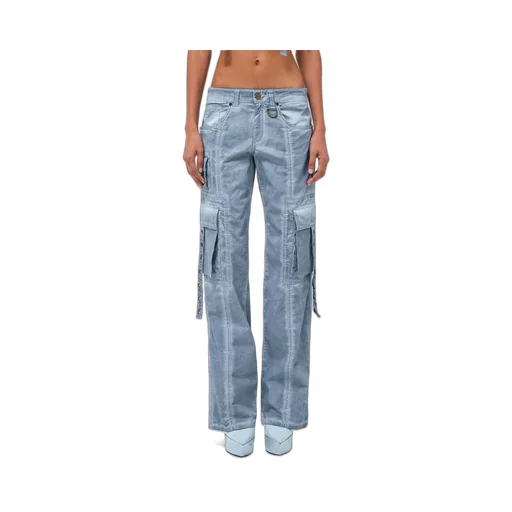 Low-Rise Cargo Jeans
