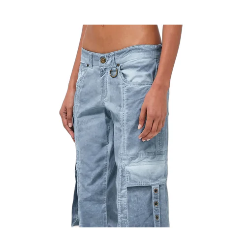 Low-Rise Cargo Jeans