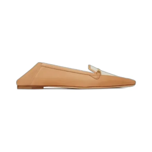 Saint Laurent Chris Pointed Toe Flat Shoes