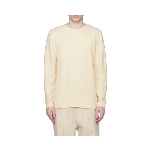 Textured-Finish Round-Neck Jumper