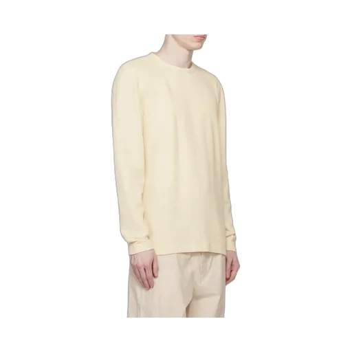 Textured-Finish Round-Neck Jumper
