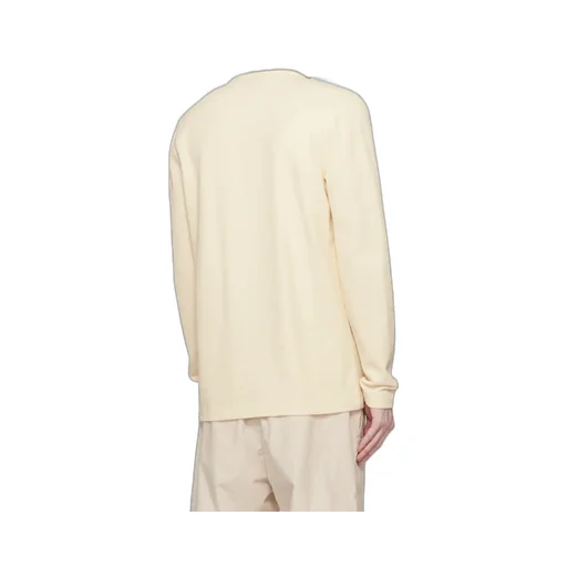 Textured-Finish Round-Neck Jumper
