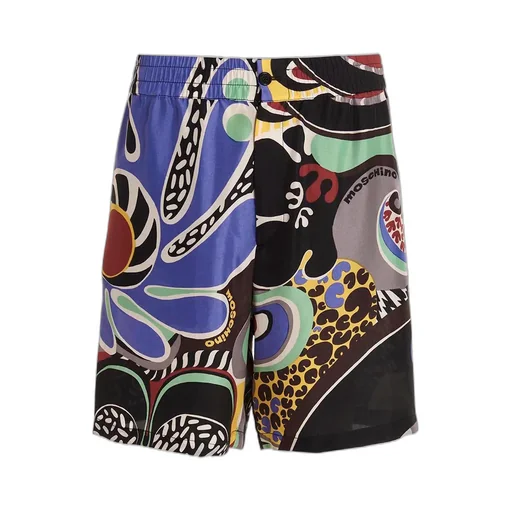 Moschino Graphic Printed High Waist Shorts