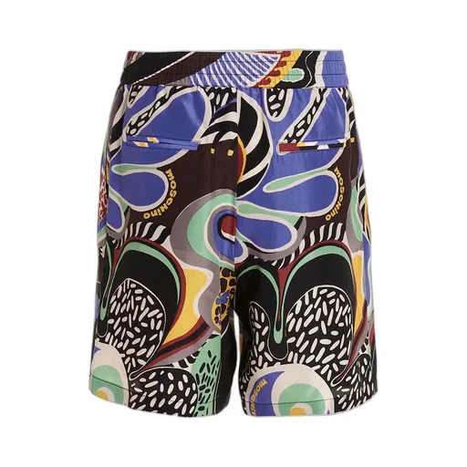 Moschino Graphic Printed High Waist Shorts