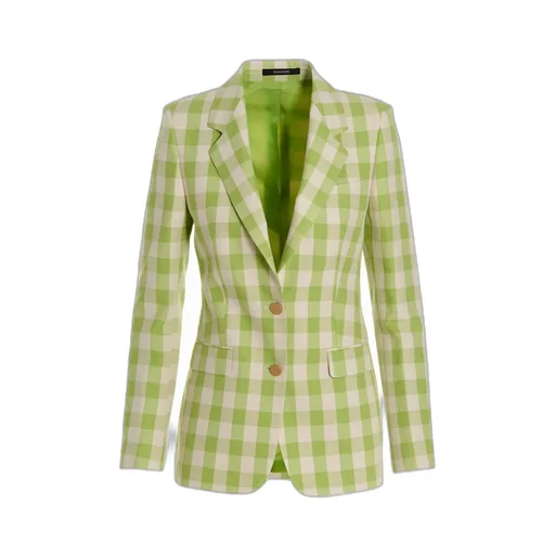 Checkered Suit Jacket