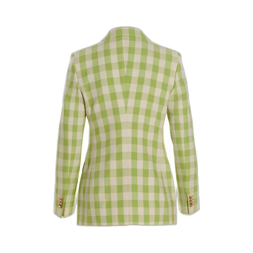 Checkered Suit Jacket