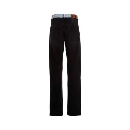 Mid-Rise Straight-Leg Jeans