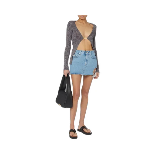 Glittered V-Neck Cardigan