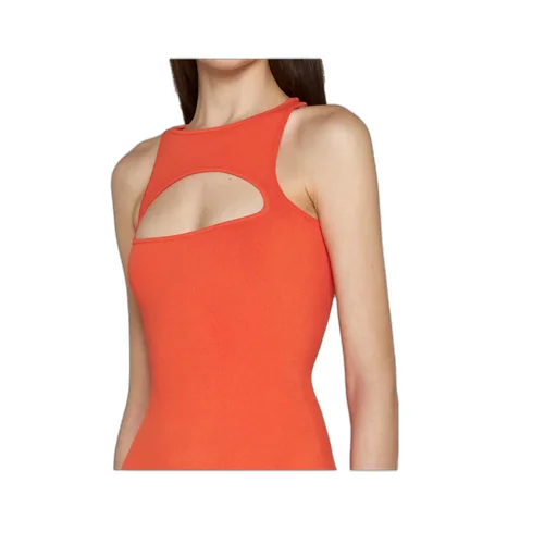 Dsquared2 Cut-Out Detailed Knitted Sleeveless Dress