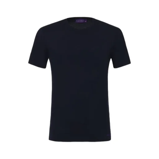 Ralph Lauren Purple Label Logo Embroidered Crewneck T-Shirt