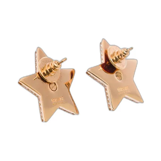 Versace Embellished Star Earrings