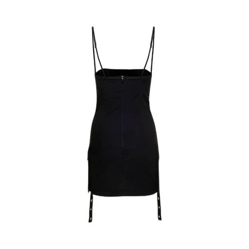 Cargo-Pocket Pencil Minidress
