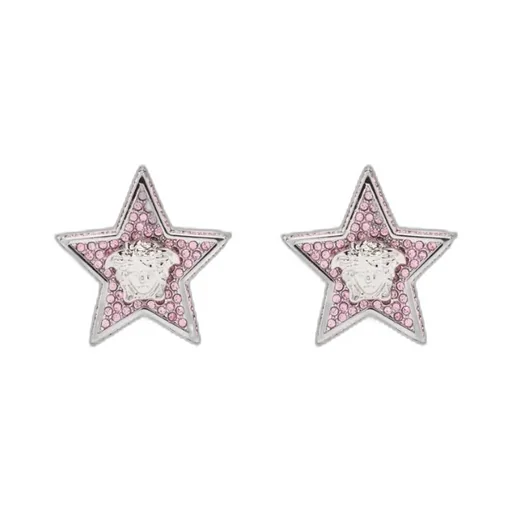 Versace Embellished Star Earrings