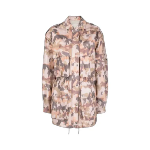 Elize Camouflage-Print Jacket
