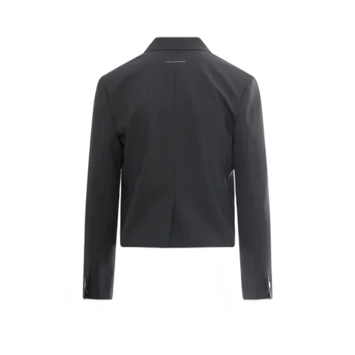 Mm6 Maison Margiela Single Breasted Striped Blazer