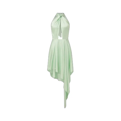 Stella Mccartney Cut-Out Sleeveless Asymmetric Dress