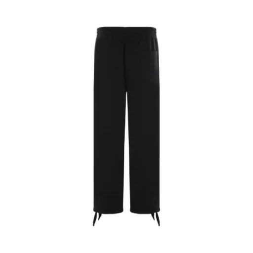 Off-White Drawstring Wide Leg Trousers