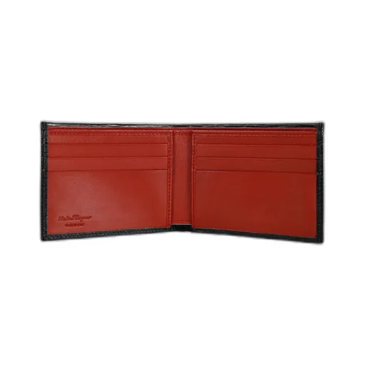 Contrasting Logo Wallet Two-Piece Set