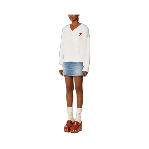 Ami De Coeur V-Neck Jumper