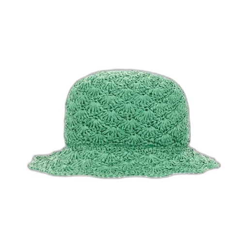Redvalentino Woven Raffia Bucket Hat