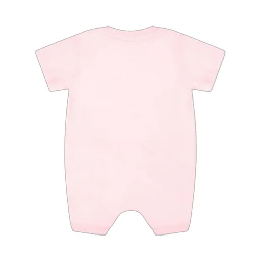 Teddy-Print Short Sleeve Babygrows