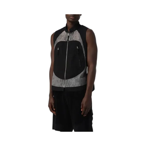 Stone Island Shadow Project Mesh Panelled Zipped Vest