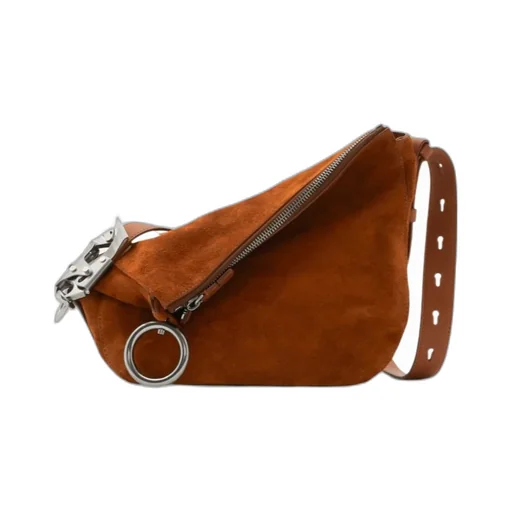 Burberry Ring-Detailed Zipped Shoulder Bag