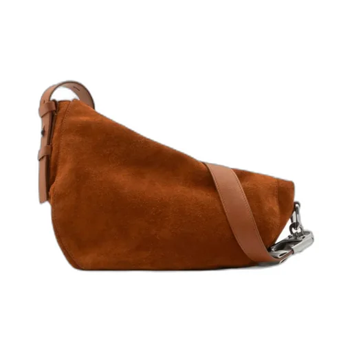 Burberry Ring-Detailed Zipped Shoulder Bag