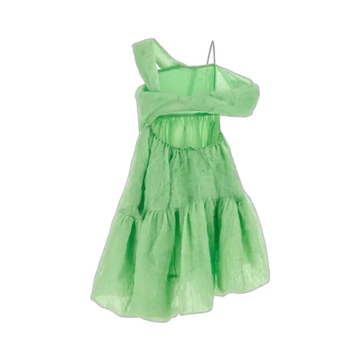 Cecilie Bahnsen Soon Off-Shoulder Asymmetric Dress