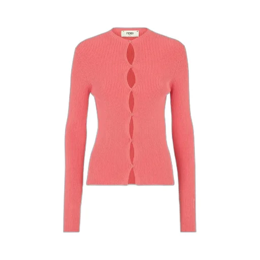 Fendi Cut-Out Knit Top