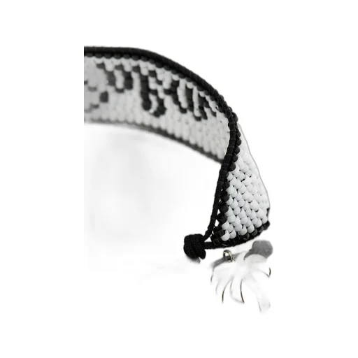 Palm Angels Palm Plaque Beaded Bracelet