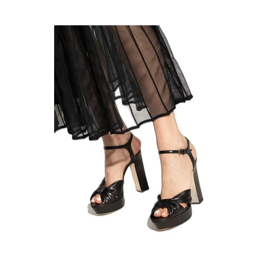 Jimmy Choo Heloise Knotted Platform Sandals