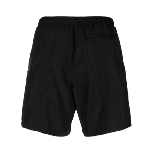 Ami Paris Logo-Embroidered Elasticated Waistband Swim Shorts