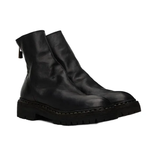Zippered Short Boots