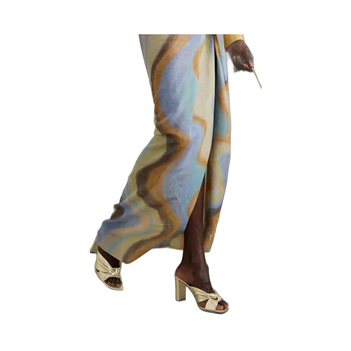 Jimmy Choo Avenue Metallic Heeled Mules