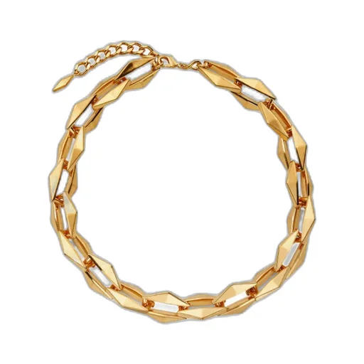 Jimmy Choo Diamond Chained Necklace